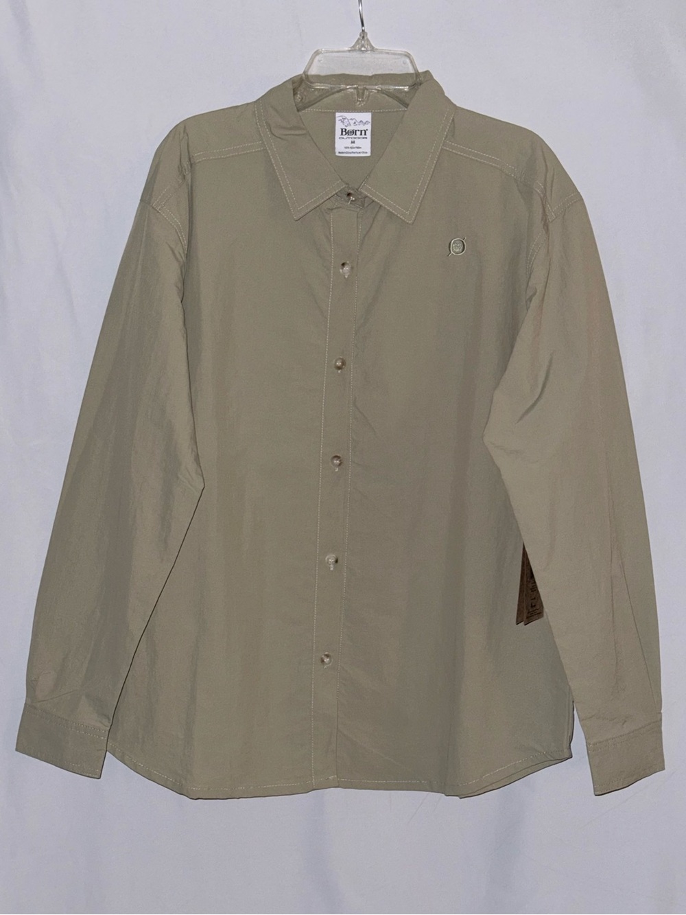 NWT Born Outdoor Long-Sleeve Water Resistant Shirt Jacket Size Medium